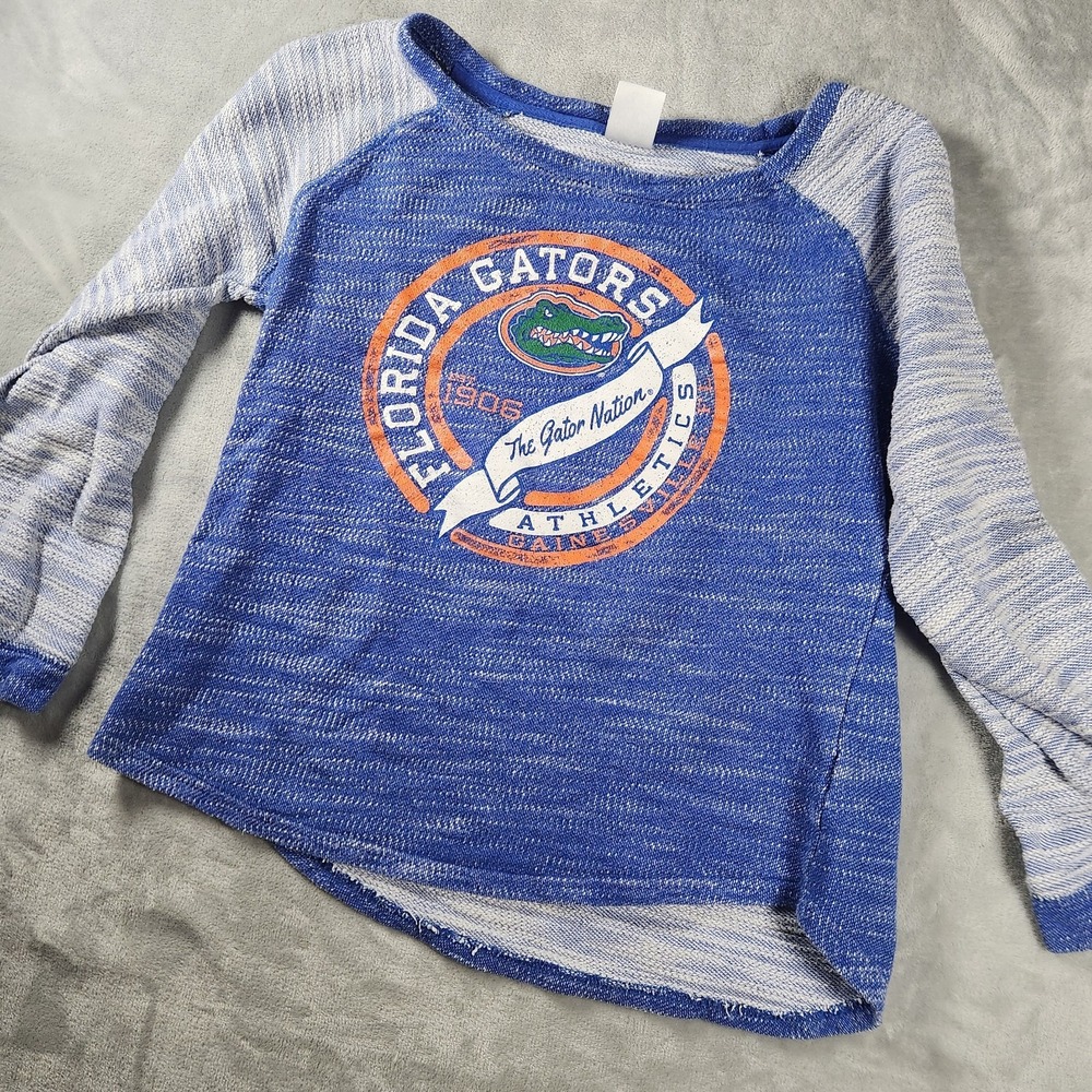 Florida Gators Rivalry Threads XL Blue Long Sleeve Knit Football Top Casual